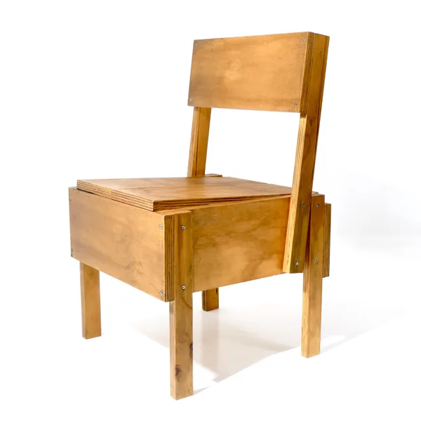 Sedia 1 chair by Enzo Mari